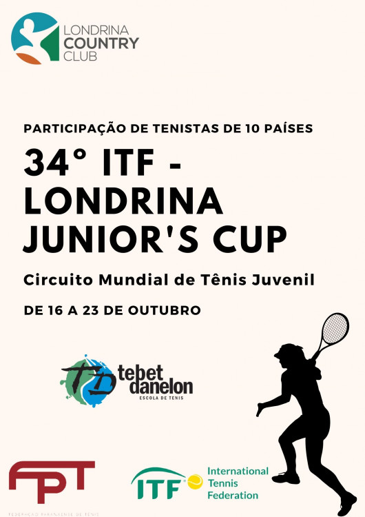 Vermelho e Preto Moderno Formas Aleatórias Golfe Cartaz (2)